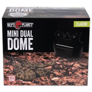 Repti Planet Podwójna lampa do terrarium Mini Dual Dome 2x40W spiders laboratory 1
